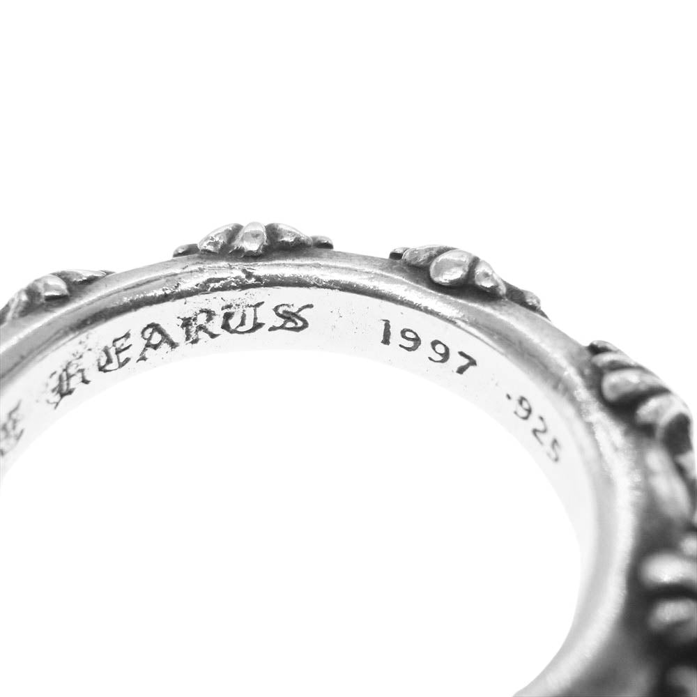 CHROME HEARTS クロムハーツ（原本無） CROSS BAND クロスバンド リング シルバー系 21号【中古】