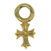 CHROME HEARTS クロムハーツ（原本無） 22K STACK CH CROSS スタック CHクロス チャーム ペンダントトップ ゴールド系【中古】