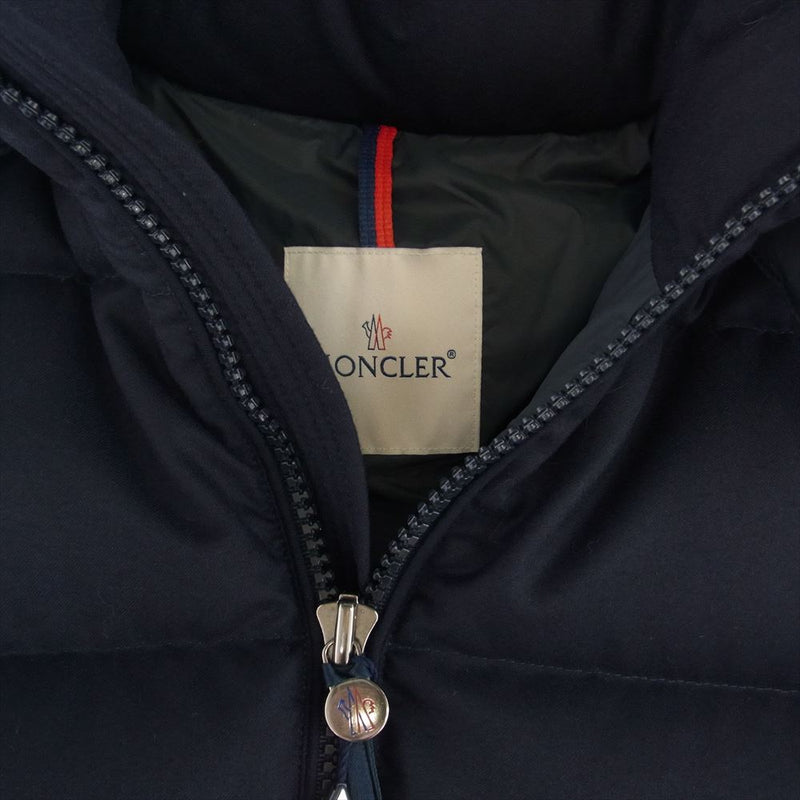 MONCLER モンクレール 22AW H20911A53700 国内正規品 イタリア製 MONTGENEVRE モンジュネーブル ダウンジャケット ネイビー系 3【美品】【中古】