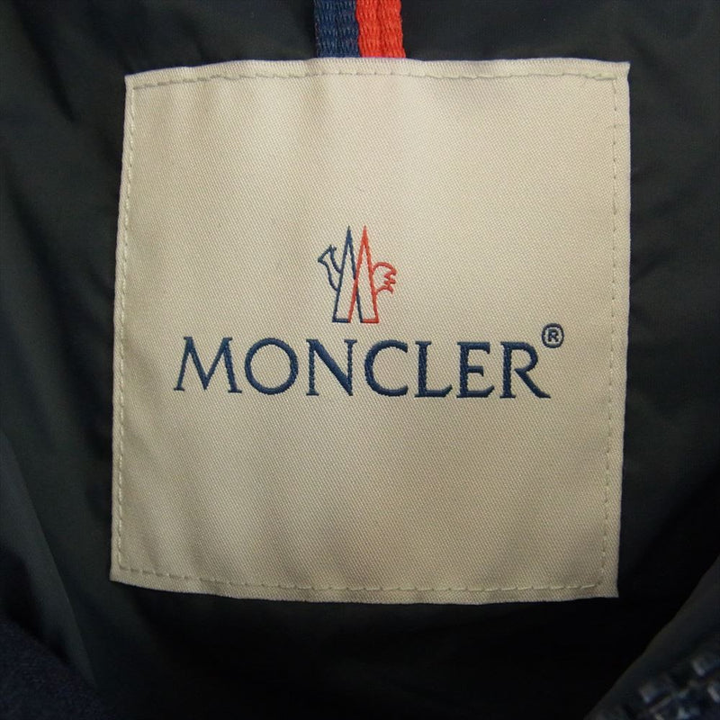 MONCLER モンクレール 22AW H20911A53700 国内正規品 イタリア製 MONTGENEVRE モンジュネーブル ダウンジャケット ネイビー系 3【美品】【中古】