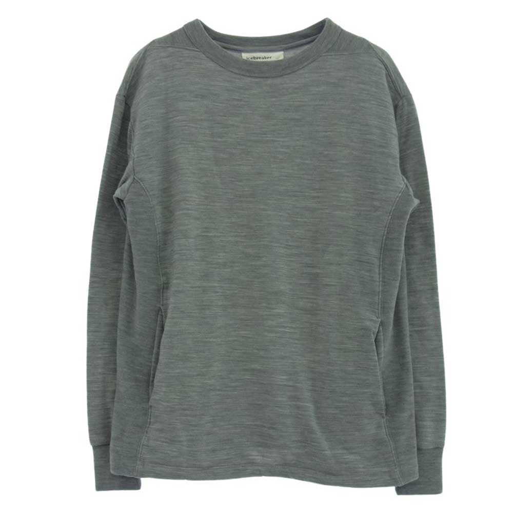 リアルフリース ロングスリーブ クルー スウェット グレー系 XXS【中古】