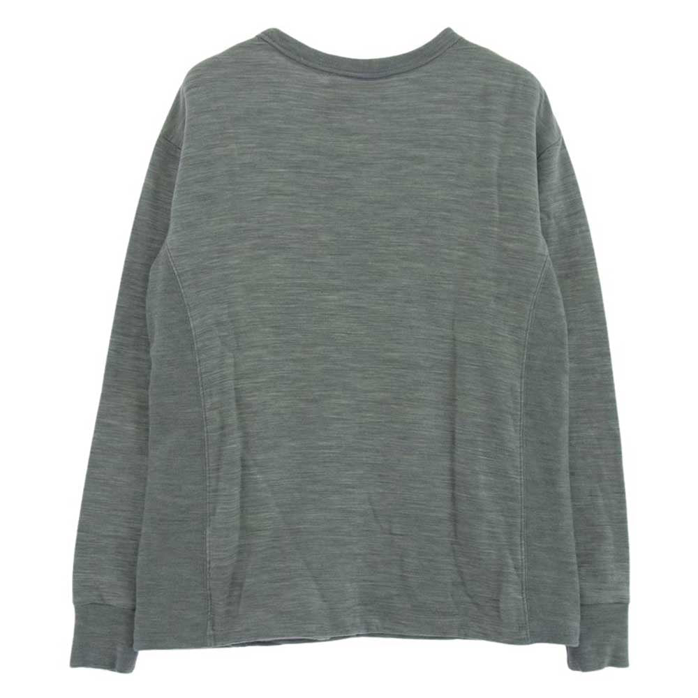 リアルフリース ロングスリーブ クルー スウェット グレー系 XXS【中古】
