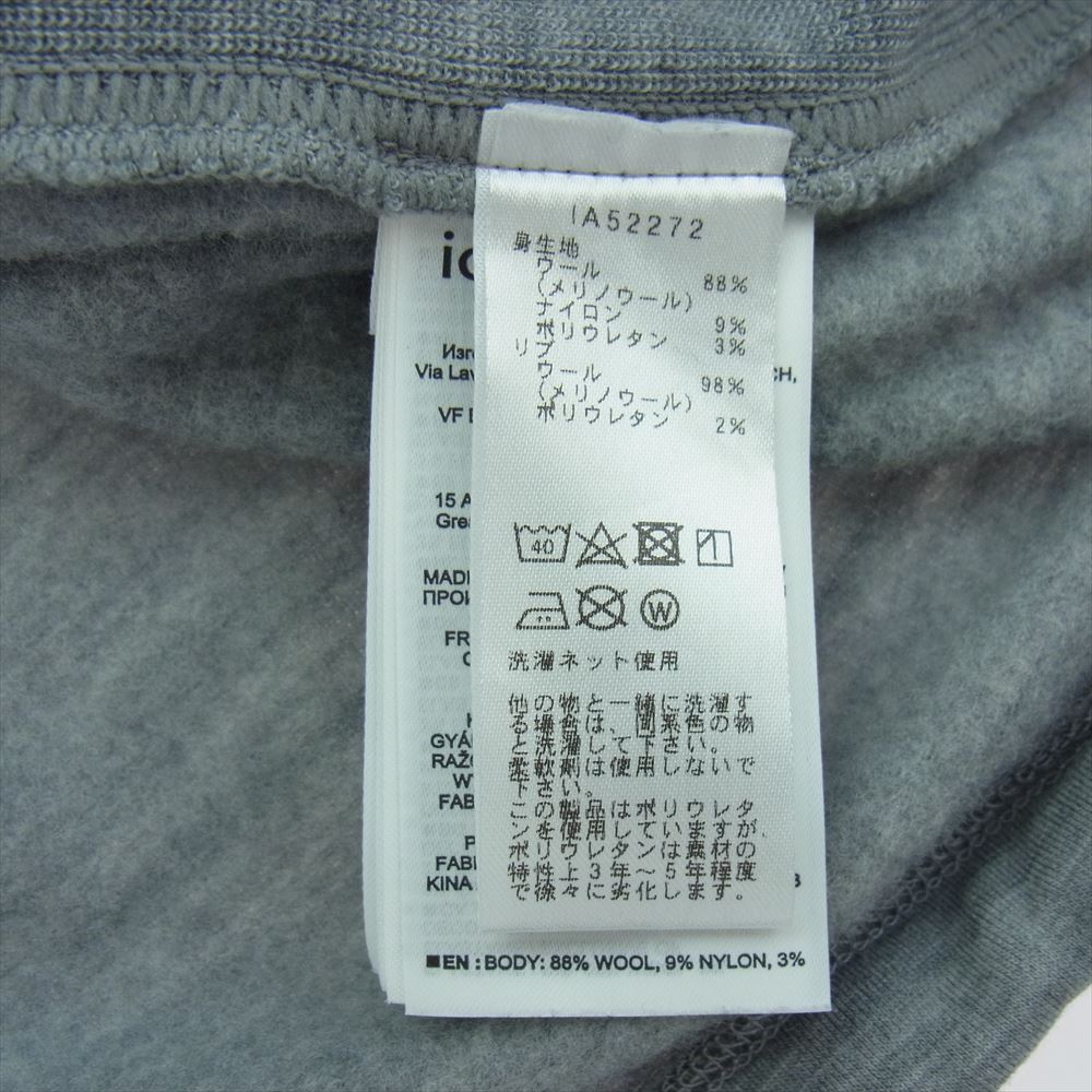 リアルフリース ロングスリーブ クルー スウェット グレー系 XXS【中古】