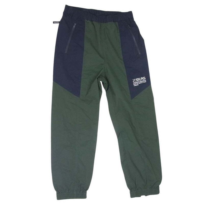 SILAS サイラス 110231031003 ACTIVE PANTS アクティブパンツ ナイロン パンツ グリーン系 M【中古】