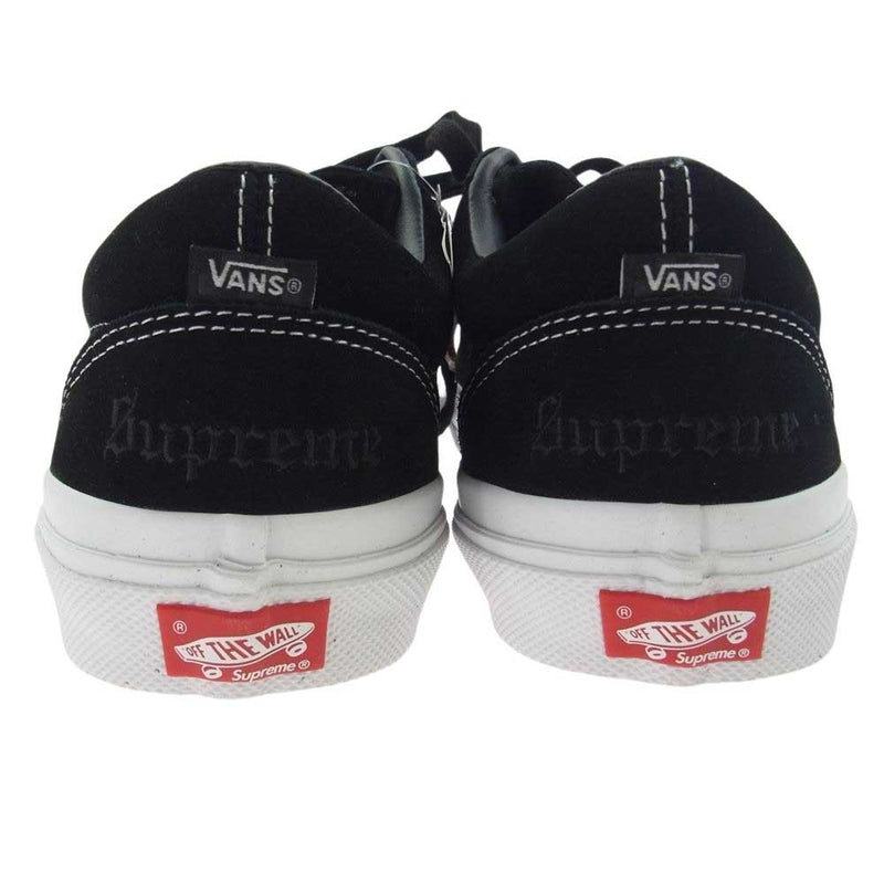 Supreme シュプリーム 24SS VN000MQ8CJK × Vans Sid Black Fuck Em シド スエード ヴァンズ バンズ スニーカー ブラック系 27cm【新古品】【未使用】【中古】