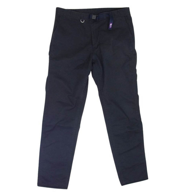 THE NORTH FACE ノースフェイス NT5617N PURPLE LABEL パープル レーベル COOLMAX STRETCH TWILL TAPERED PANTS クールマックス ストレッチツイル テーパード パンツ ブラック系 32【中古】