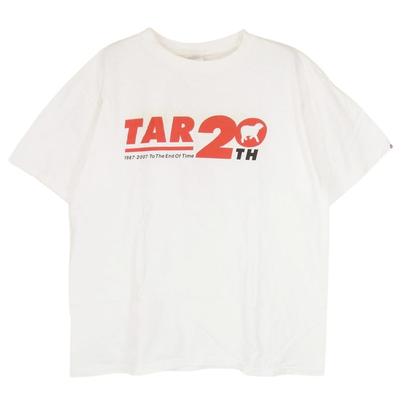 ティーエーアール 20周年記念 丸首 クルーネック ショートスリーブ プリント 半袖 Tシャツ ホワイト系 L【中古】