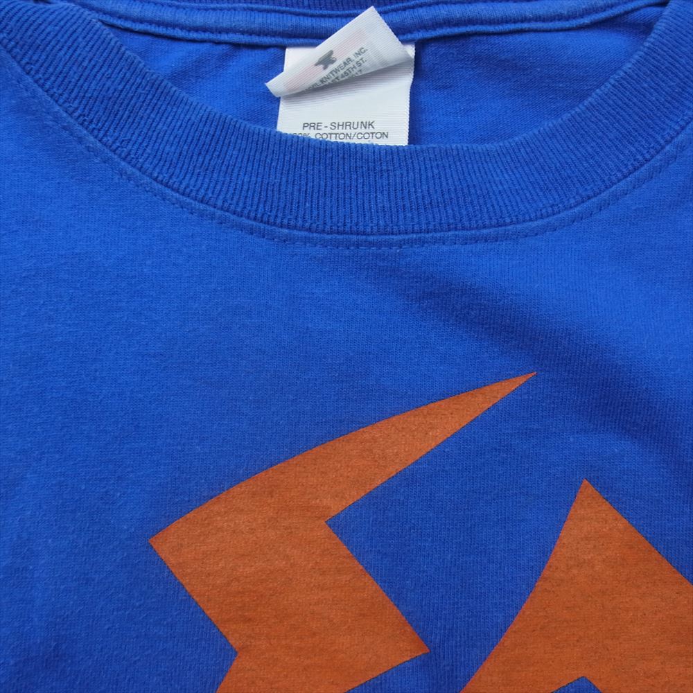 サブマージ × TAR ティーエーアール ラジカセ サンダー プリント 半袖 Ｔシャツ ブルー ブルー系 XL【中古】