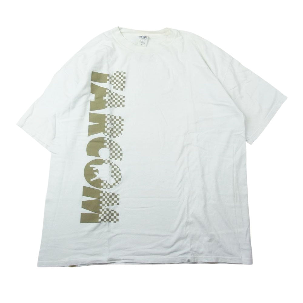 ティーエーアール TAR COM ドットロゴ プリント 半袖 Tシャツ ホワイト ホワイト系 XL【中古】