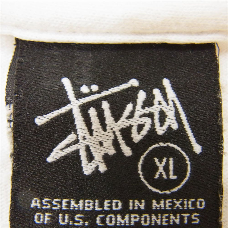 STUSSY ステューシー 06SS × KO KIMURA 木村コウ 10周年記念 半袖 Tシャツ ホワイト系 XL【中古】