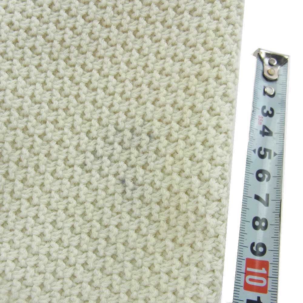 HOMME PLISSE ISSEY MIYAKE オム プリッセ イッセイミヤケ HP21KN211 ワッフル クルーネック ニット プルオーバー セーター オフホワイト系【中古】