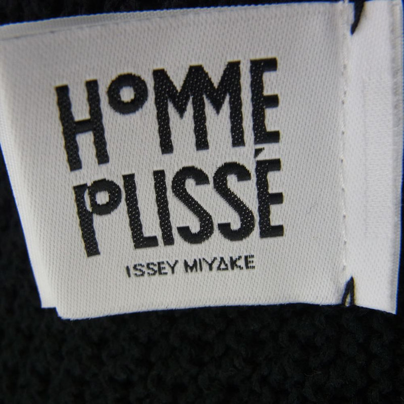 HOMME PLISSE ISSEY MIYAKE オム プリッセ イッセイミヤケ 23AW HP33KC210 ニット ジャケット カーディガン ブラック系【中古】