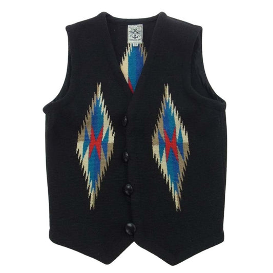 ORTEGA オルテガ chimayo vest チマヨ ベスト  ブラック系 32【中古】