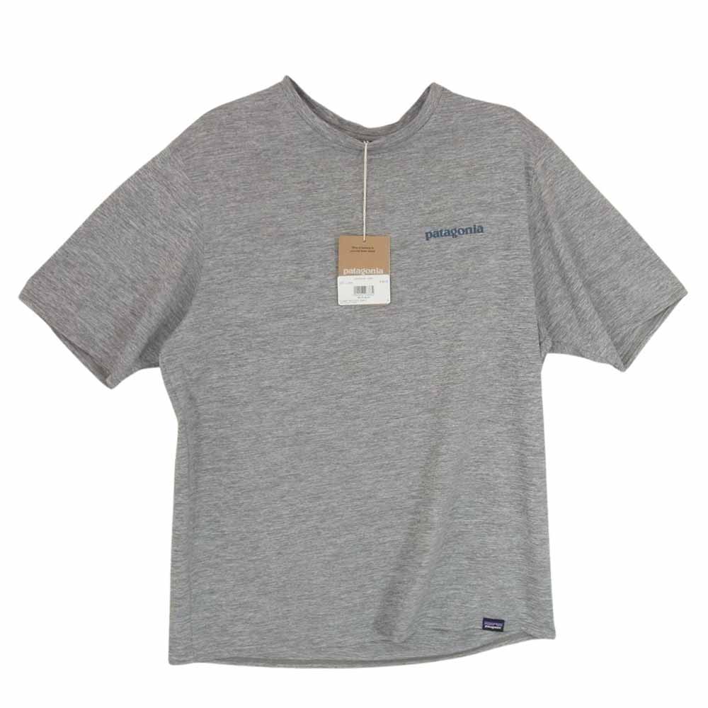 patagonia パタゴニア 23SS 45355 Capilene Cool Daily Graphic Shirt キャプリーン クール デイリー グラフィック Tシャツ グレー系 S【美品】【中古】