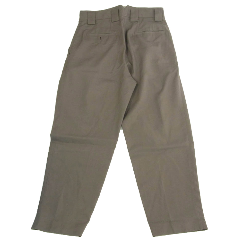 ssstein シュタイン 22SS ST.355-1 DOUBLE WIDE TROUSERS ダブル ワイド トラウザーズ スラックス パンツ グレー系 S【中古】