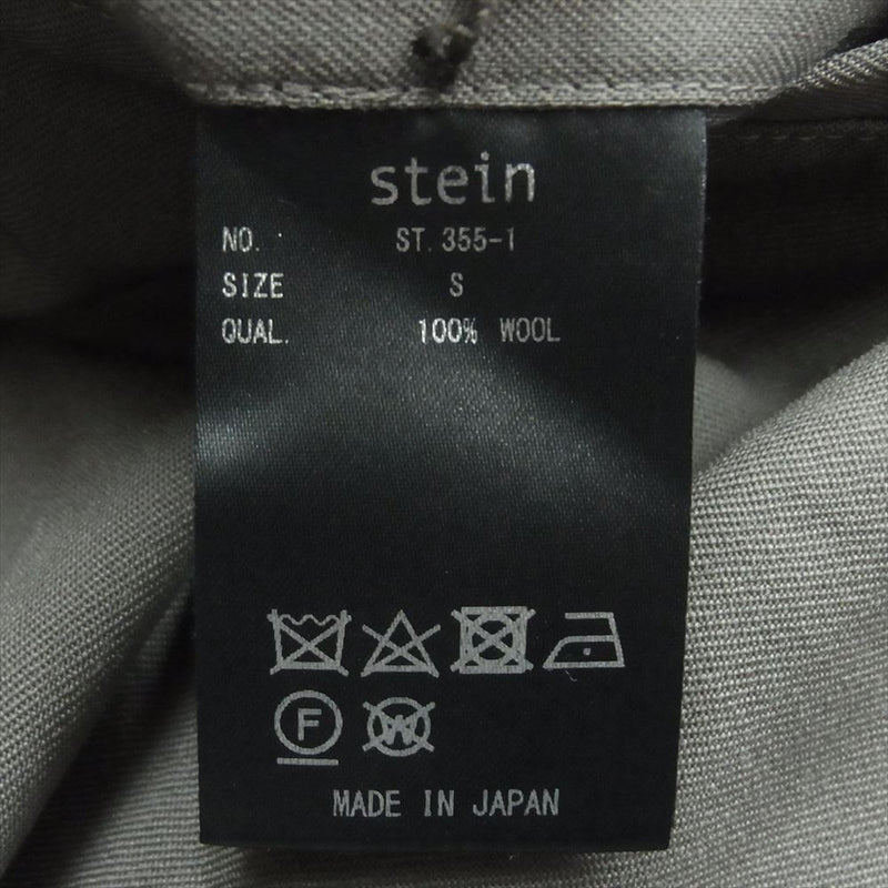 ssstein シュタイン 22SS ST.355-1 DOUBLE WIDE TROUSERS ダブル ワイド トラウザーズ スラックス パンツ グレー系 S【中古】