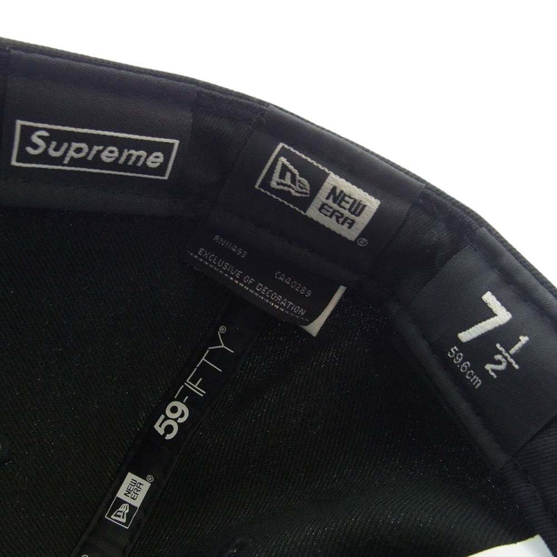 Supreme シュプリーム × New Era ニューエラ 22SS 2-Tone Box Logo ブラック系 ホワイト系 59.6cm【中古】