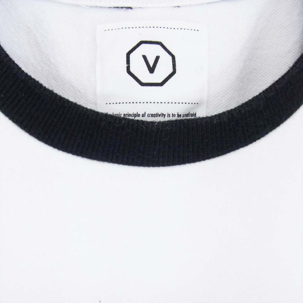 VISVIM ビズビム ラグラン ベースボール 半袖 ショートスリーブ Tシャツ ブラック系 L【中古】