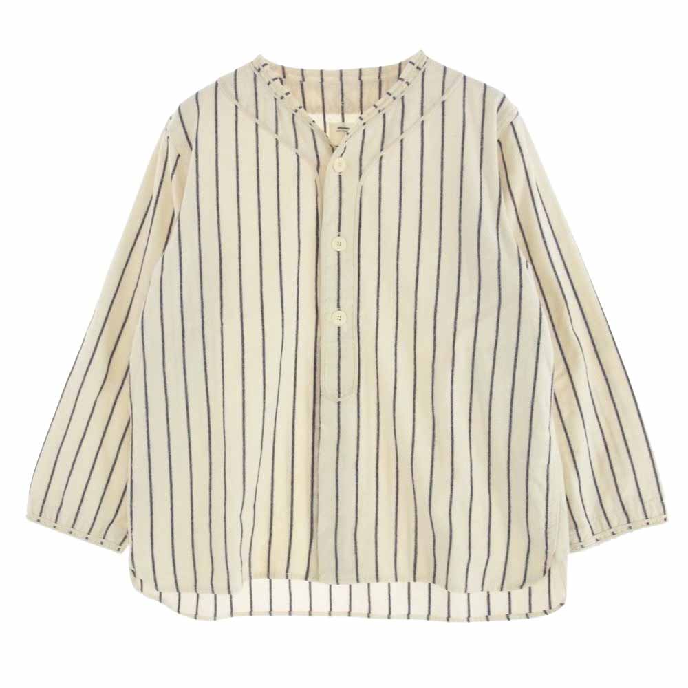 VISVIM ビズビム 119105011013 DUGOUT SHIRT ダグアウト ベースボール ストライプ シャツ 3【中古】