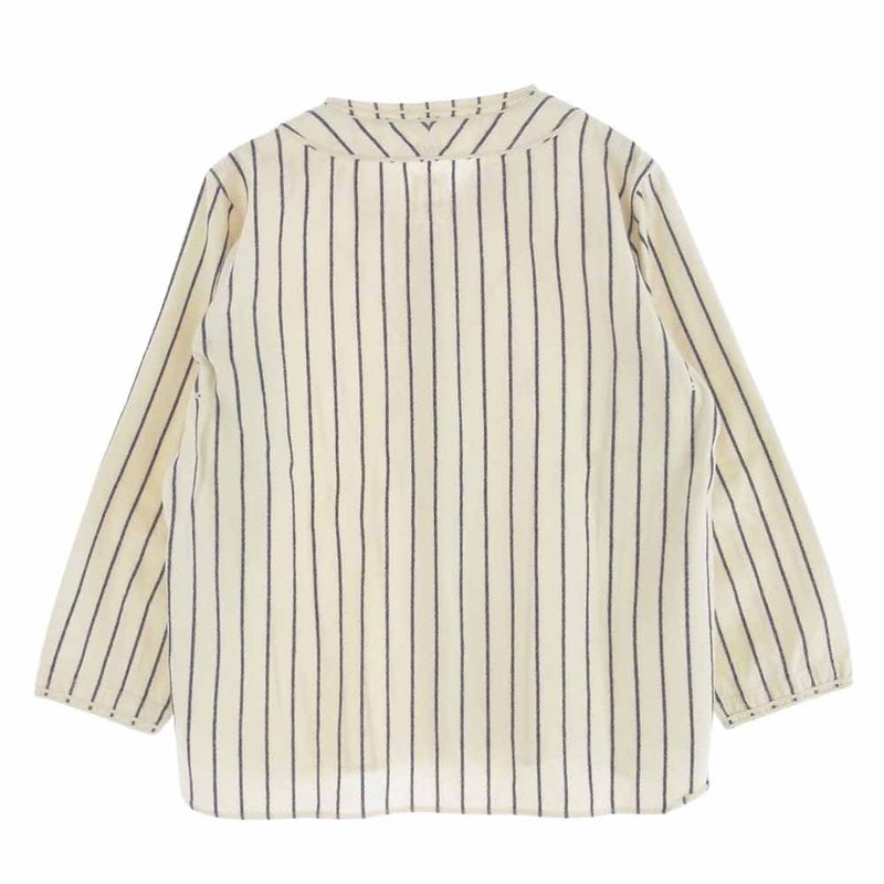 VISVIM ビズビム 119105011013 DUGOUT SHIRT ダグアウト ベースボール ストライプ シャツ 3【中古】