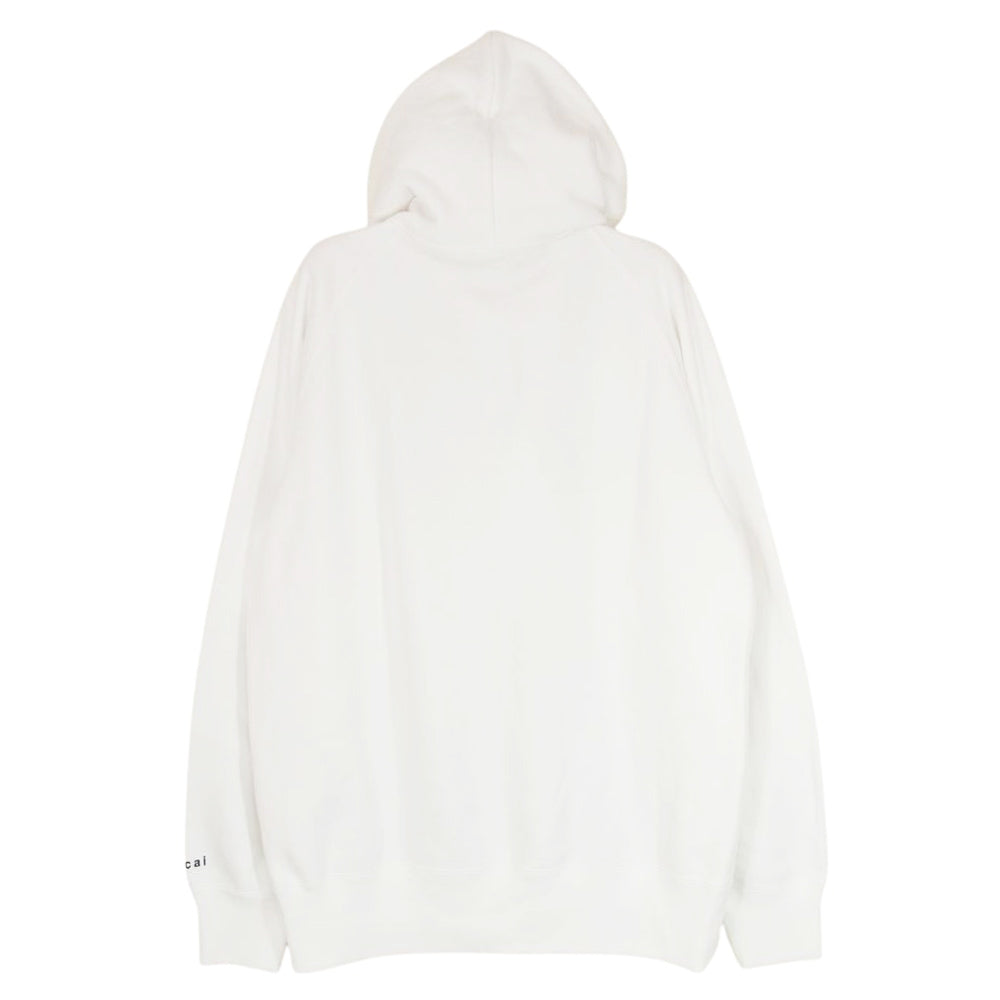 Sacai サカイ 22AW 22-0453S forever ever ever Hoodie フォーエバー フーディー プリント プルオーバー パーカー ホワイト系 1【美品】【中古】