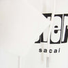 Sacai サカイ 22AW 22-0453S forever ever ever Hoodie フォーエバー フーディー プリント プルオーバー パーカー ホワイト系 1【美品】【中古】
