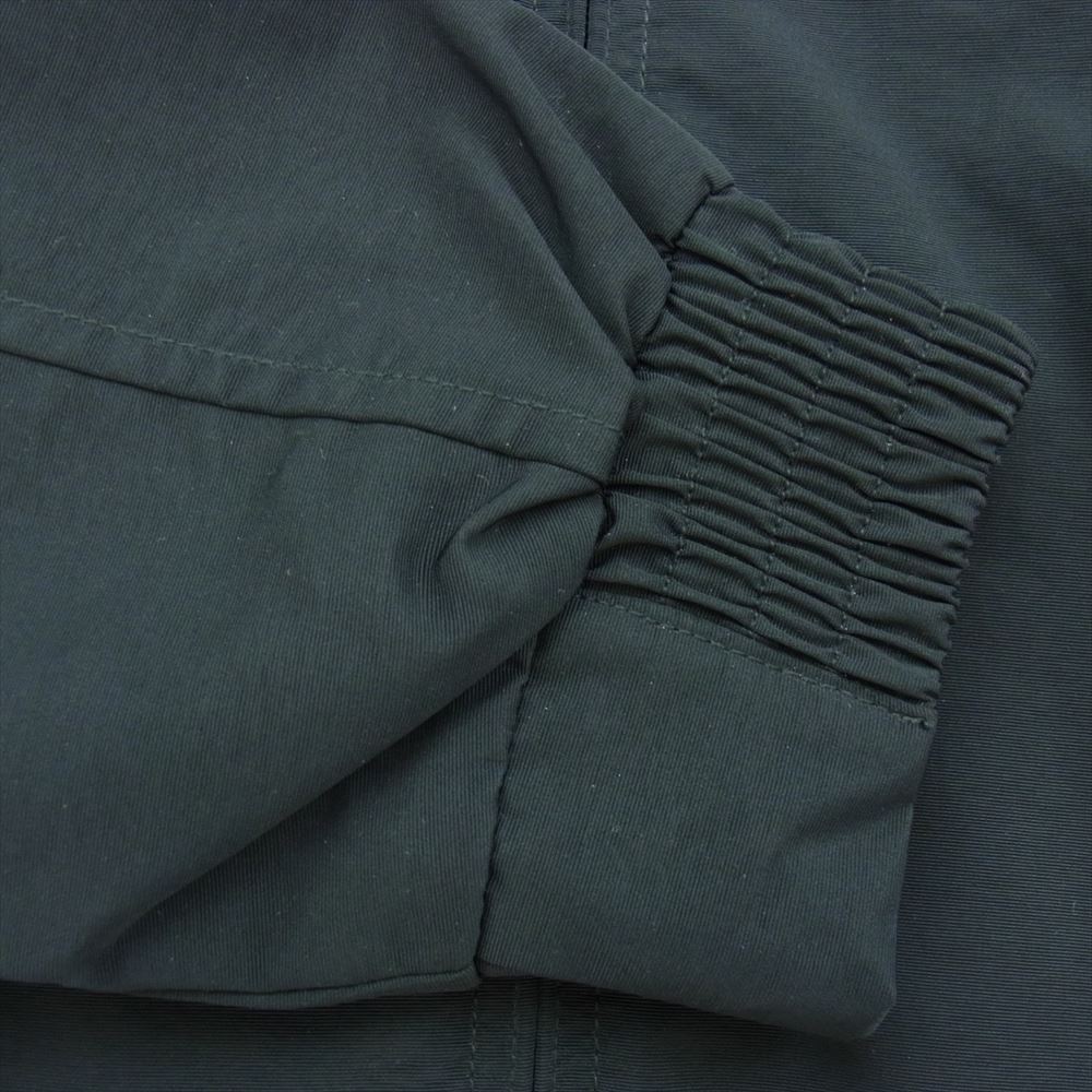 TOMMY HILFIGER トミーヒルフィガー C837830442 017 ロゴ刺繍 襟ロゴ フード収納可能 スタンドカラー ナイロン フルジップ ジャケット ブルゾン ネイビー系 S【中古】