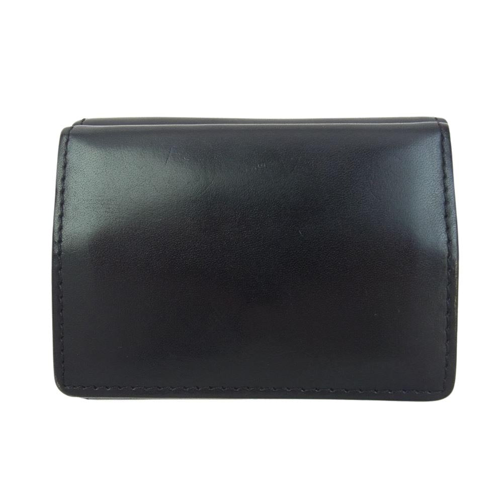 スロウ S0739I HERBIE HOLD MINI WALLET ハービー 三つ折り ミニウォレット ブラック系【中古】