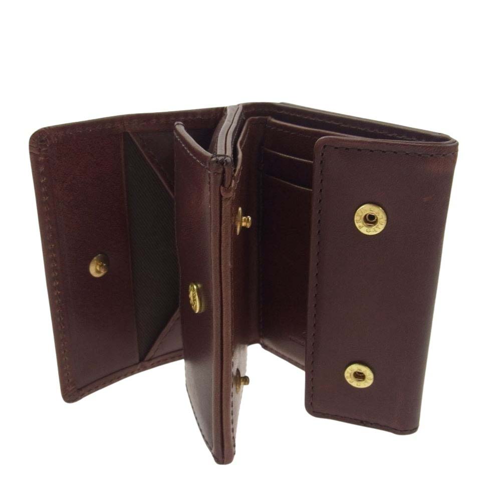 スロウ S0739I HERBIE HOLD MINI WALLET ハービー 三つ折り ミニウォレット ブラウン系【中古】