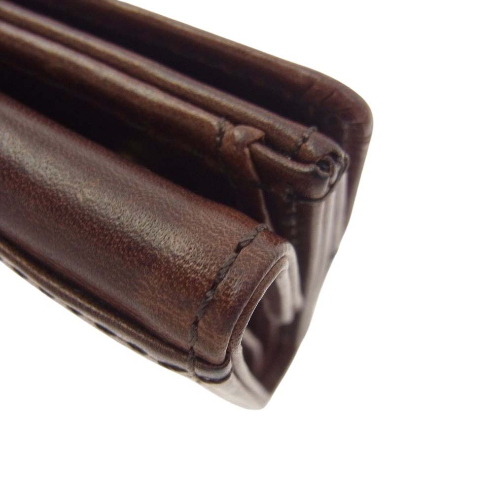 スロウ S0739I HERBIE HOLD MINI WALLET ハービー 三つ折り ミニウォレット ブラウン系【中古】
