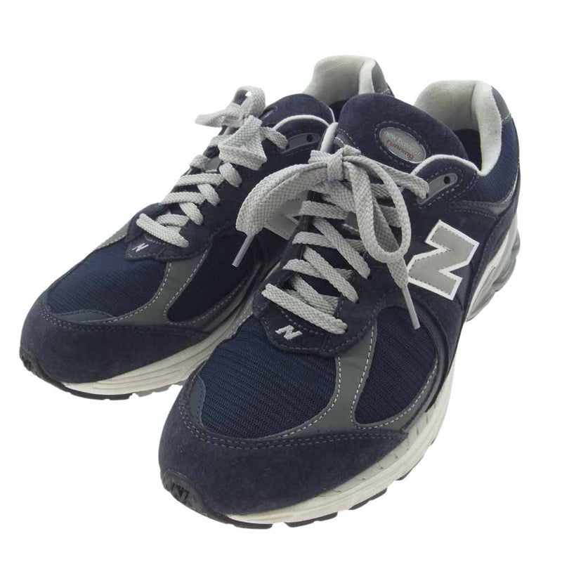 NEW BALANCE ニューバランス M2002RXK スエード ローカット スニーカー ネイビー系 27.0cm【中古】