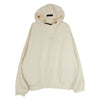 FEAR OF GOD フィアオブゴッド 8312-343-2050 ESSENTIALS エッセンシャルズ ラバー ロゴ Bonded Hoodie プルオーバー パーカー オフホワイト系 S【中古】