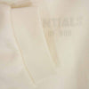 FEAR OF GOD フィアオブゴッド 8312-343-2050 ESSENTIALS エッセンシャルズ ラバー ロゴ Bonded Hoodie プルオーバー パーカー オフホワイト系 S【中古】