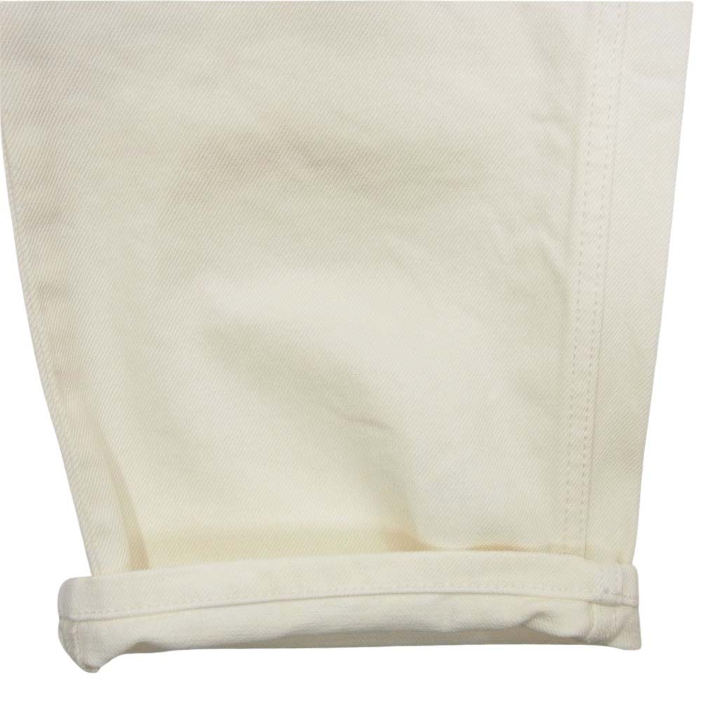 FEAR OF GOD フィアオブゴッド ESSENTIALS エッセンシャルズ ボタンフライ デニム パンツ ホワイト系 31【美品】【中古】