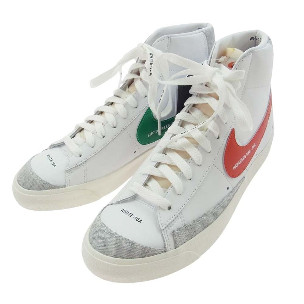 NIKE ナイキ DA2142-146 Women's MID BLAZER 77 WHITE ウィメンズ ミッド ブレーザー ホワイト スニーカー ホワイト系 27.5cm【新古品】【未使用】【中古】