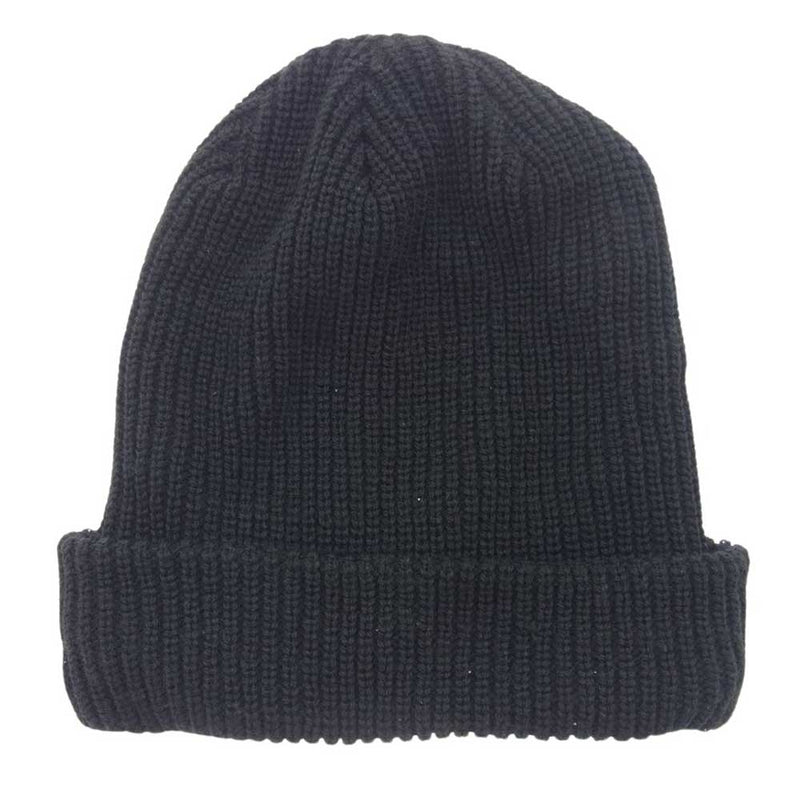 Supreme シュプリーム 22AW Loose Gauge Beanie ルーズ ゲージ ビーニー ロゴ刺繍 ニット キャップ 帽子 ブラック系【中古】