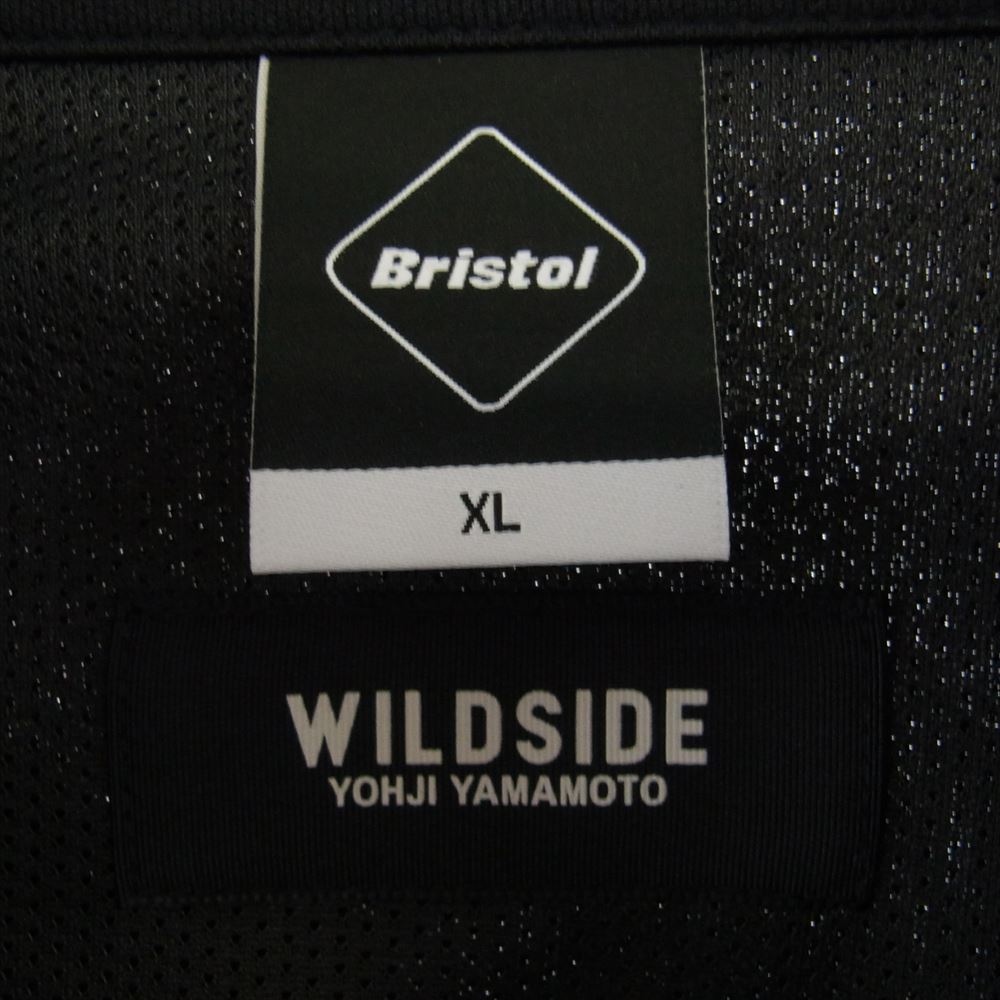F.C.R.B. エフシーアールビー 23AW FCRB-232123 WILDSIDE YOHJI YAMAMOTO ワイルドサイド ヨウジヤマモト × F.C.R.B. F.C.Real Bristol VENTILATION TRACK JACKET ベントレーション トラック ジャケット ブラック系 XL【中古】