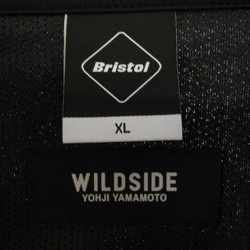 F.C.R.B. エフシーアールビー 23AW FCRB-232123 WILDSIDE YOHJI YAMAMOTO ワイルドサイド ヨウジヤマモト × F.C.R.B. F.C.Real Bristol VENTILATION TRACK JACKET ベントレーション トラック ジャケット ブラック系 XL【中古】