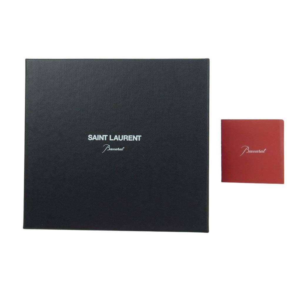 SAINT LAURENT サンローラン バイ アンソニー・ヴァカレロ Baccarat バカラ クリスタルコレクション ルクソール ペンシルホルダー ブラッククリスタル クリスタル100％ 【極上美品】【中古】