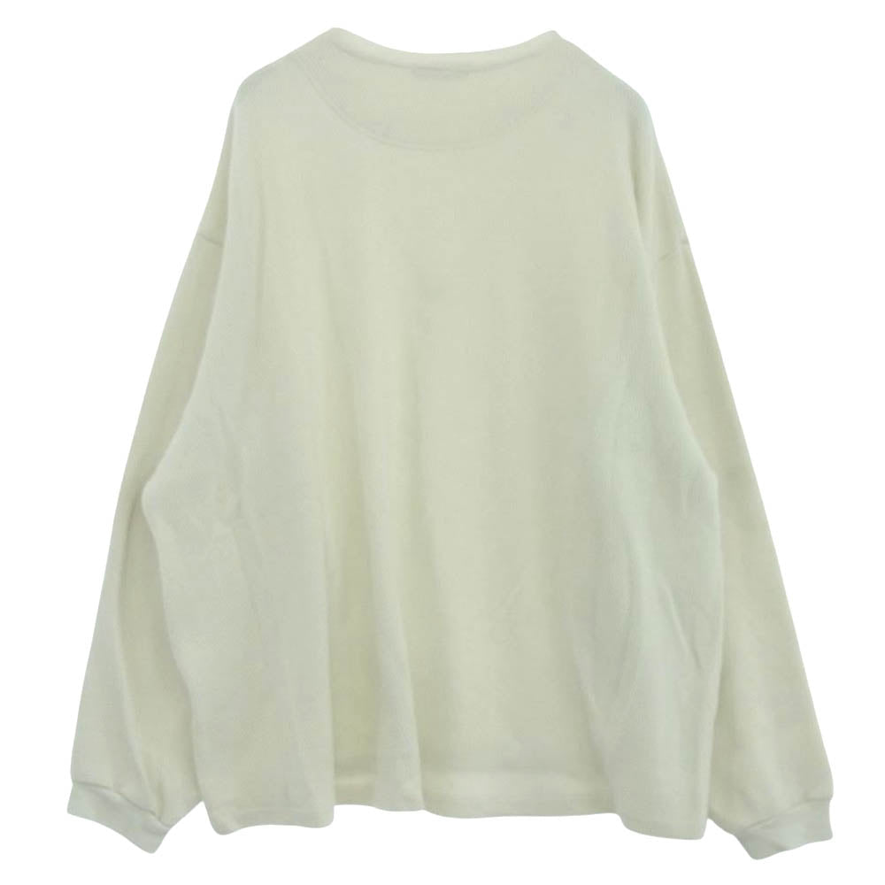 ポリプロイド 09-B-08 OVERSIZE LONG SLEEVE B オーバーサイズ ロングスリーブ サーマルカットソー ホワイト系 3【中古】