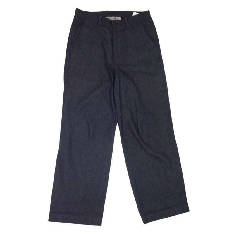 ポリプロイド 13-B-08 WIDE PANTS インディゴ ワイド パンツ ネイビー系 2【中古】