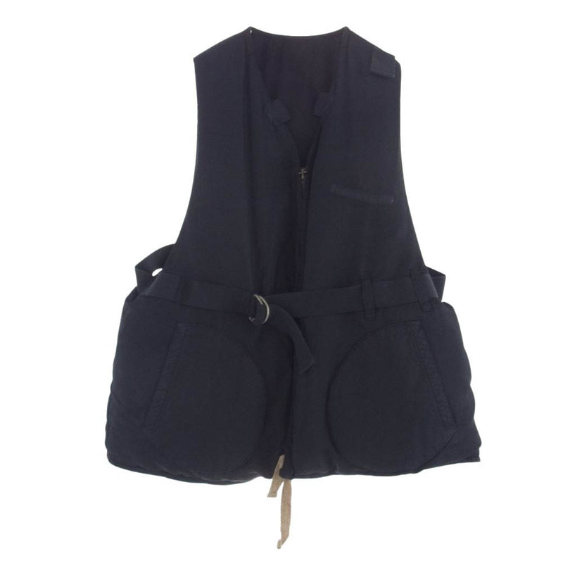 VISVIM ビズビム 22AW 0522905013001 CONTRARY DEPT HARRIER DOWN VEST コントラリー デプト ハリアー ダウンベスト ネイビー系 3【中古】