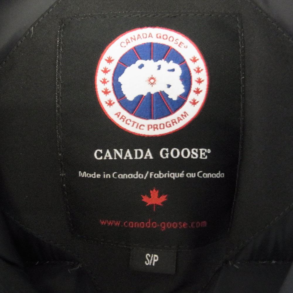 CANADA GOOSE カナダグース 3339JMD 国内正規品 グリフィンインターナショナル HUDSON ハドソン ダウンベスト ブラック系 S【中古】