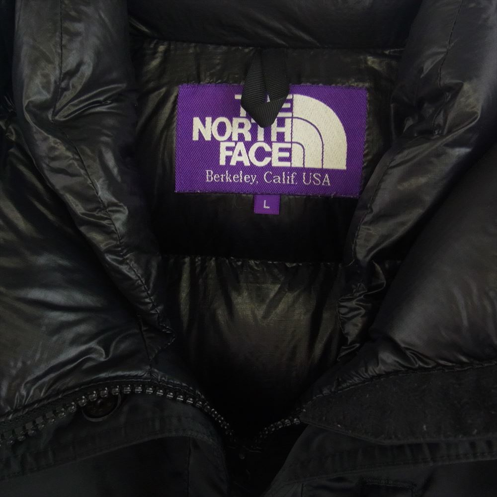 THE NORTH FACE ノースフェイス ND2768N PURPLE LABEL MOUNTAIN SHORT DOWN PARKA パープルレーベル マウンテンショート ダウン パーカ ブラック系 L【中古】