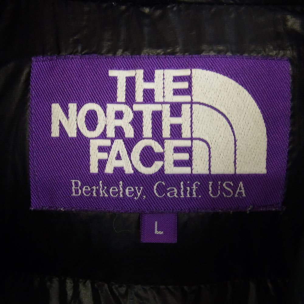 THE NORTH FACE ノースフェイス ND2768N PURPLE LABEL MOUNTAIN SHORT DOWN PARKA パープルレーベル マウンテンショート ダウン パーカ ブラック系 L【中古】