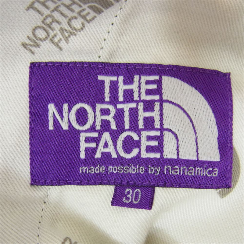 THE NORTH FACE ノースフェイス NT4102N PURPLE LABEL パープル レーベル Stretch Twill Shorts ストレッチ ツイル ショーツ ショート ハーフ パンツ カーキ系 30【中古】