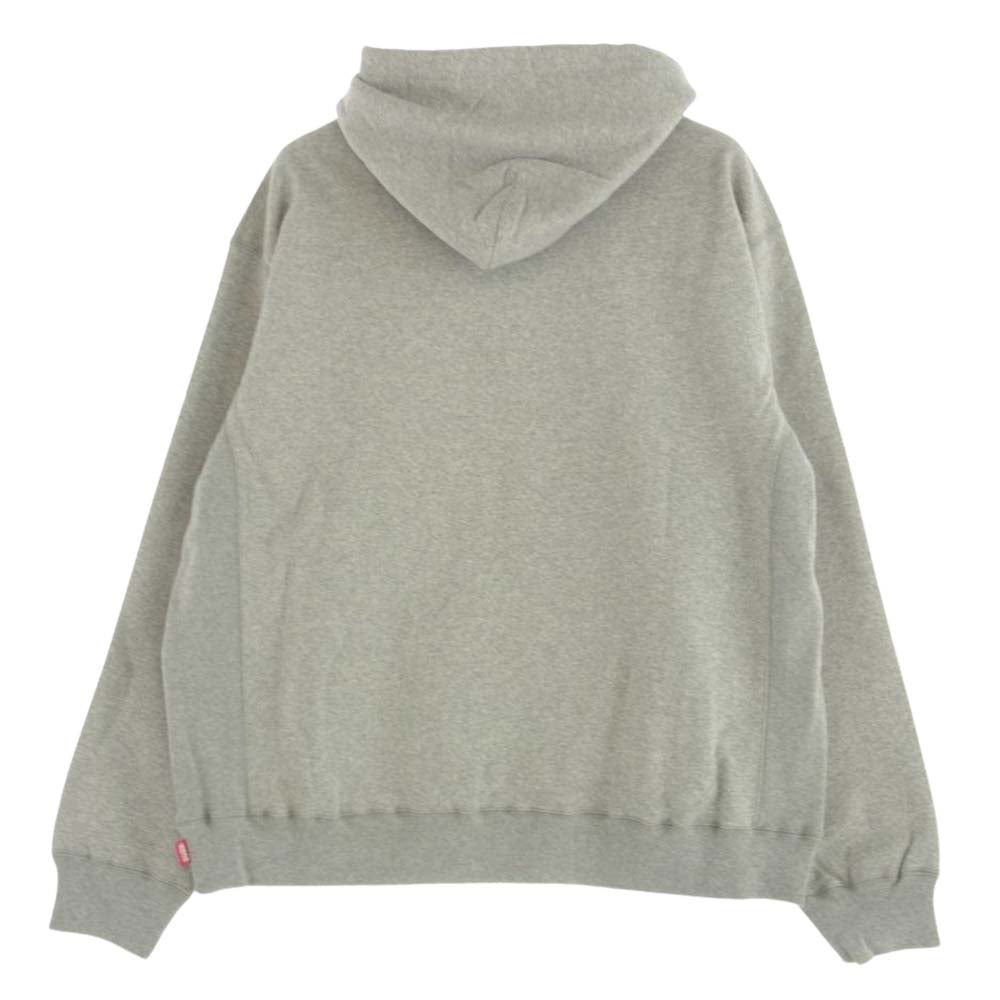 BlackEyePatch ブラックアイパッチ 21AW BEPFW21TP27 OG LABEL HOODIE レーベル ロゴ フーディー プルオーバ― パーカー グレー系 XL【極上美品】【中古】