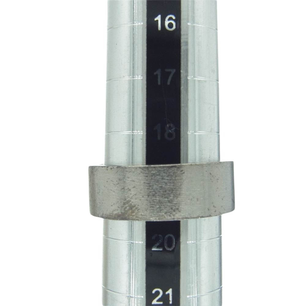 MAISON MARGIELA メゾンマルジェラ 21SS SM1UQ0037 LOGO LING NARROW ロゴ ナロー リング M【中古】