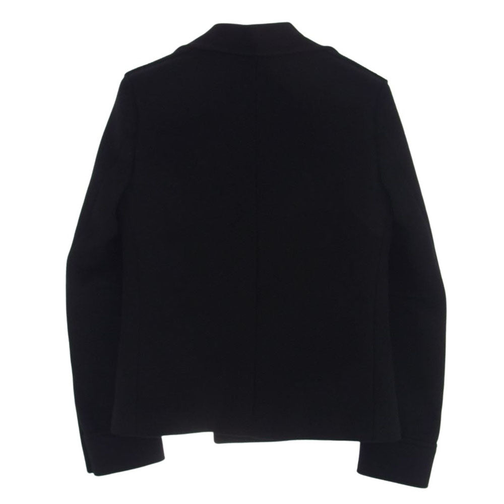 BALMAIN バルマン T270 B926 デカルナン期 カシミヤ ショート ダブル ピーコート ブラック系 44【中古】