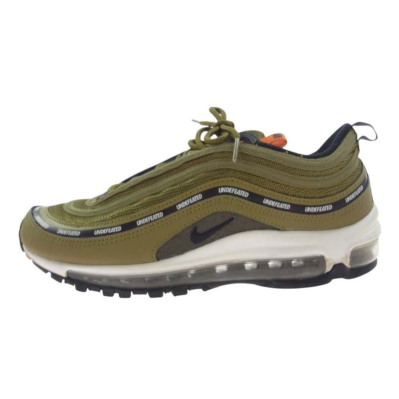 NIKE ナイキ DC4830-300 UNDEFEATED アンディフィーテッド Air Max エアマックス 97 スニーカー カーキ系 25cm【中古】